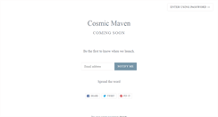 Desktop Screenshot of cosmicmaven.com